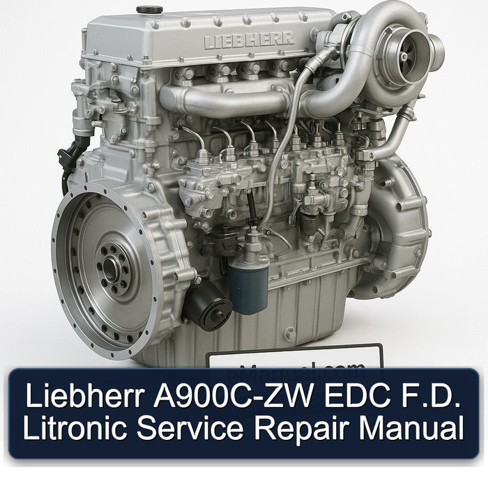 Liebherr A900C-ZW EDC F.D. Litronic Service Repair Manual
