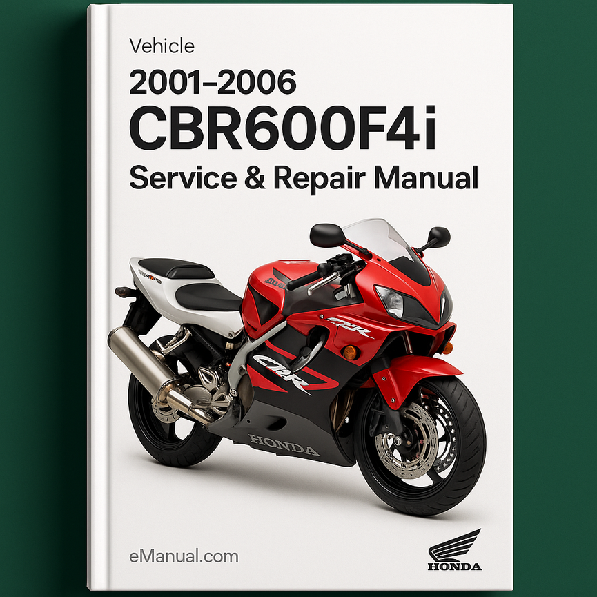Manual de servicio y reparación de la CBR600F4i 2001-2006 (vista previa detallada de FSM)