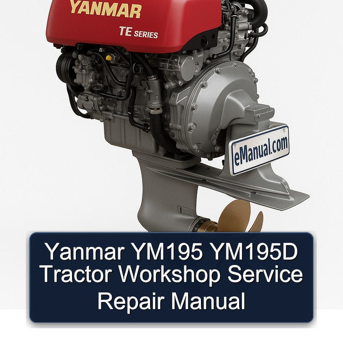 Yanmar YM195 YM195D Tractor Workshop Service Repair Manual