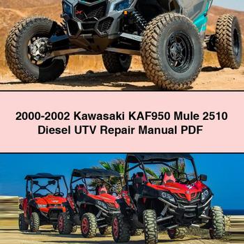 2000-2002 Kawasaki KAF950 Mule 2510 Diesel UTV Repair Manual