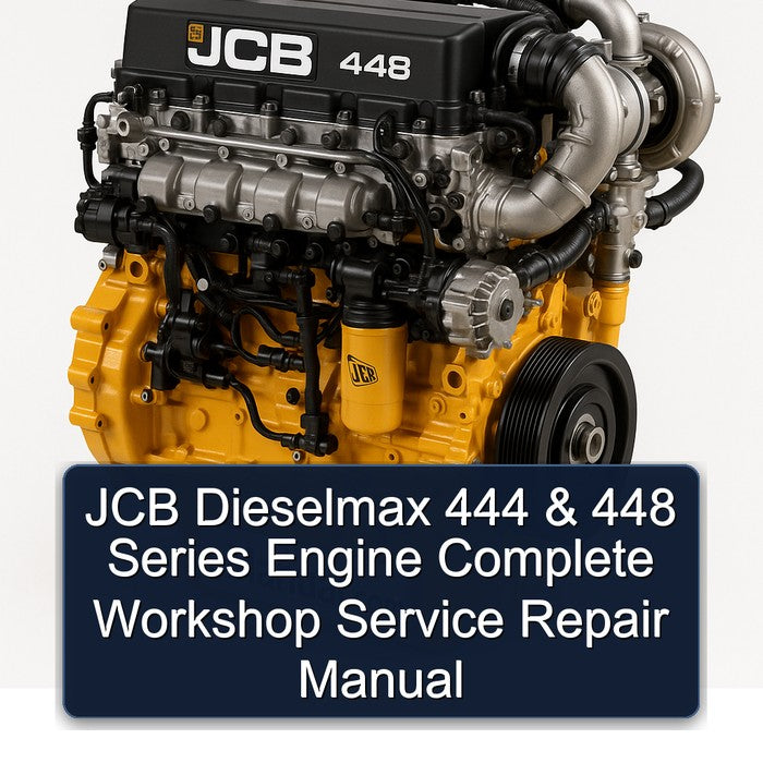 JCB Dieselmax 444 & 448 Series Engine Complete Workshop Service Repair Manual