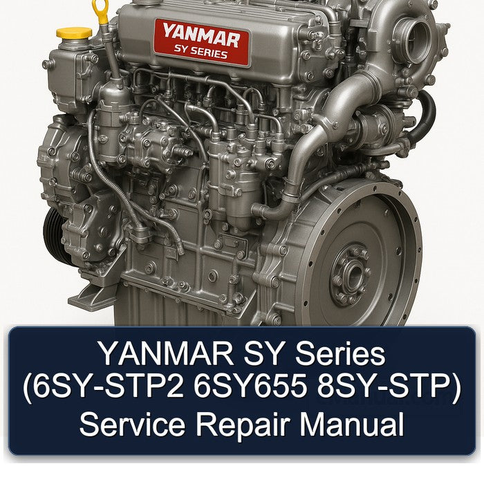 YANMAR SY Series (6SY-STP2 6SY655 8SY-STP) Service Repair Manual