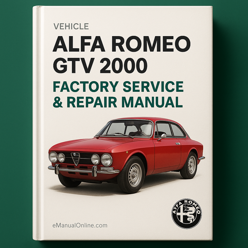 Alfa Romeo GTV 2000 Factory Service Repair Manual