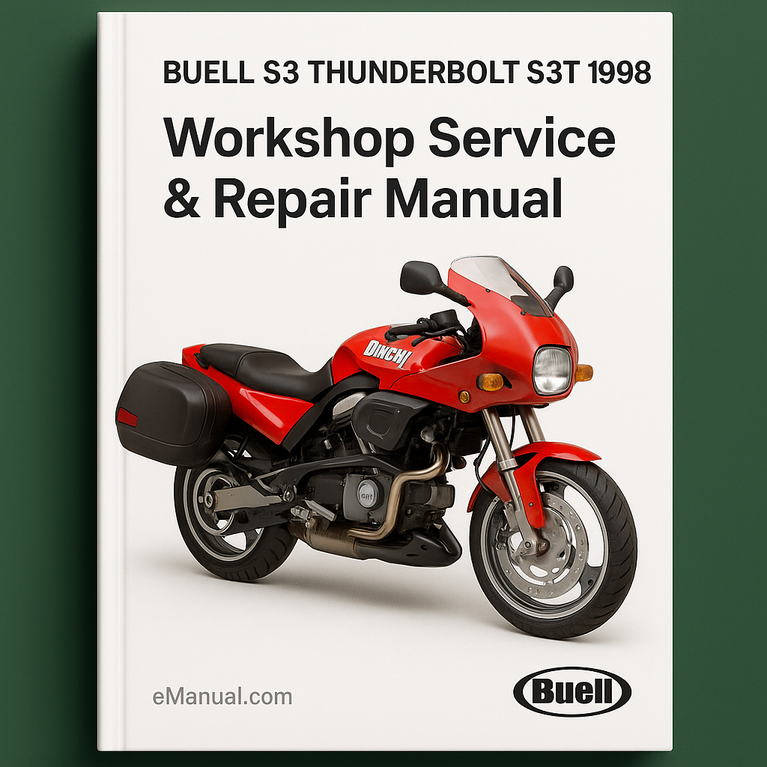 Buell S3 Thunderbolt S3T 1998 Workshop Service Repair Manual