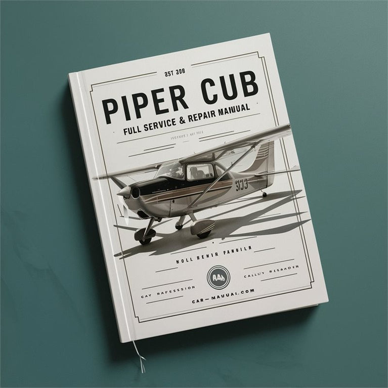 Piper J3 Cub Aircraft Service Repair Workshop Manual PDF