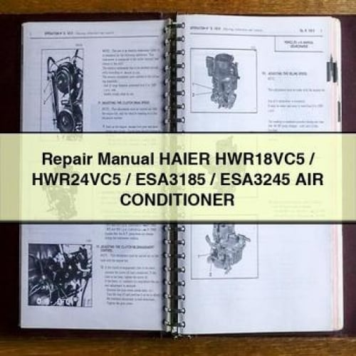 Repair Manual HAIER HWR18VC5 / HWR24VC5 / ESA3185 / ESA3245 AIR CONDITIONER PDF Download