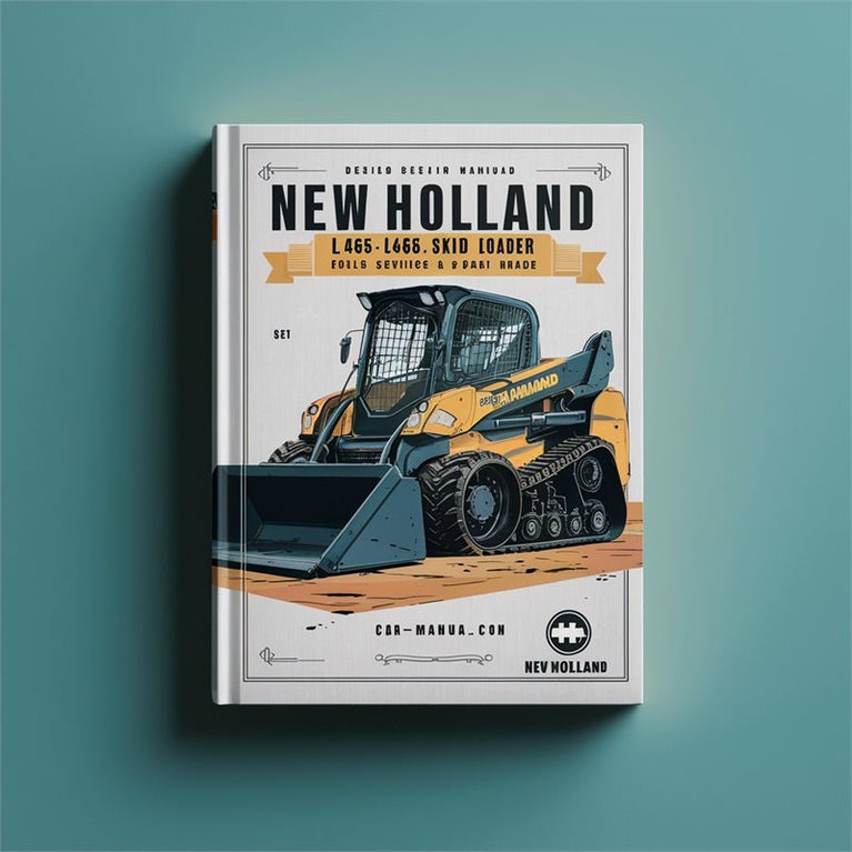 New Holland L465 LX465 LX485 Skid Steer Loader Service Repair Workshop Manual PDF