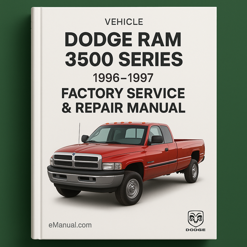 Dodge Ram 3500 Series 1996 1997 Factory Service Repair Manual