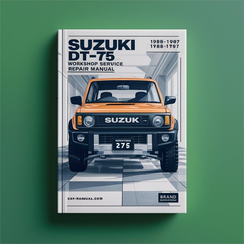 1988-1997 Suzuki DT75 DT-75 Service Repair Workshop Manual PDF