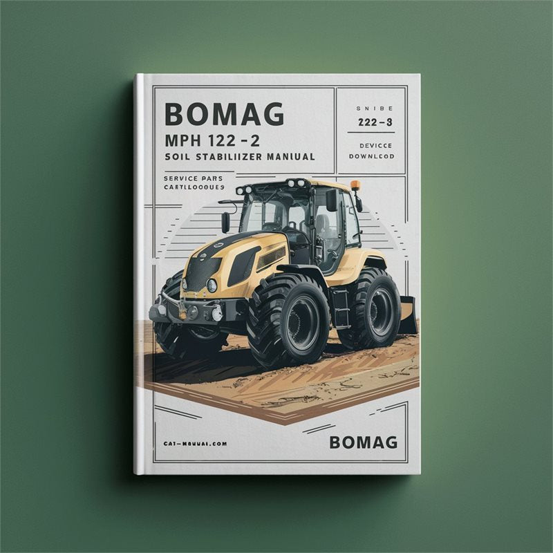 Bomag MPH 122-2 Soil Stabilizer Sn101590071001-101590079999 Parts Catalog