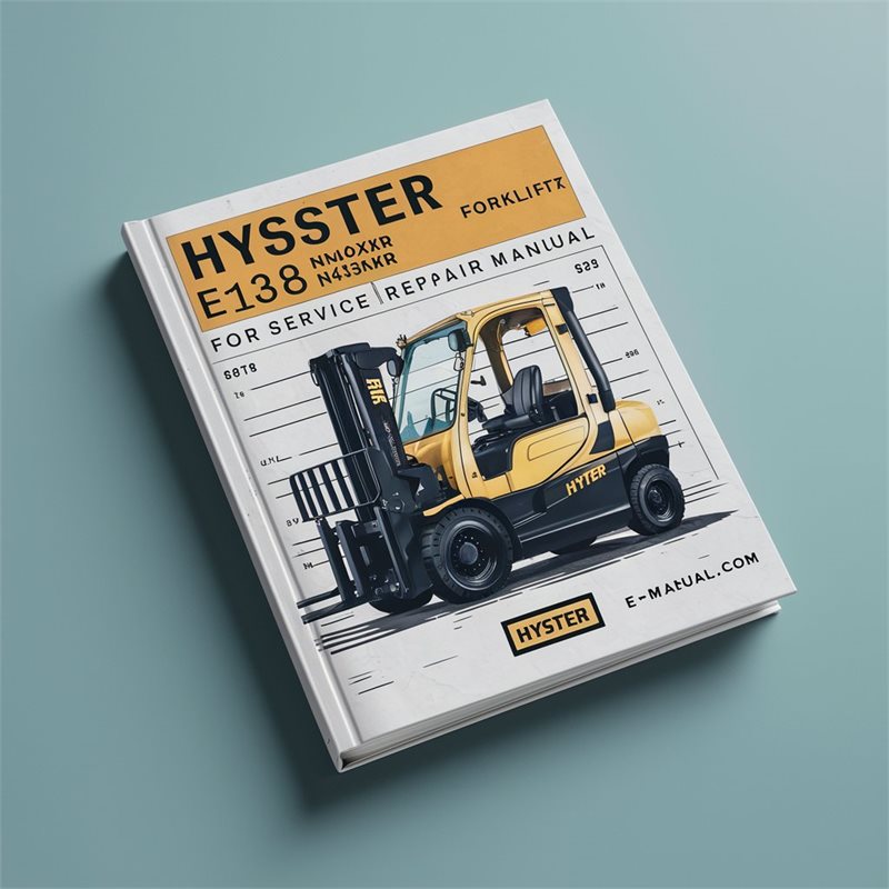 Hyster E138 (n30xmr N40XMR N45XMR N25XMDR N30XMDR N50xma) Forklift Service Repair Workshop Manual PDF