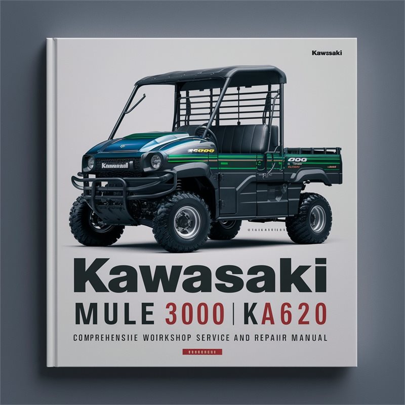 2001-2008 Kawasaki Mule 3000 KAF620 UTV ATV Side Service Repair Workshop Manual PDF