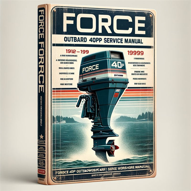 Force 40 HP Outboard 1992-1999 Workshop Service Manual PDF