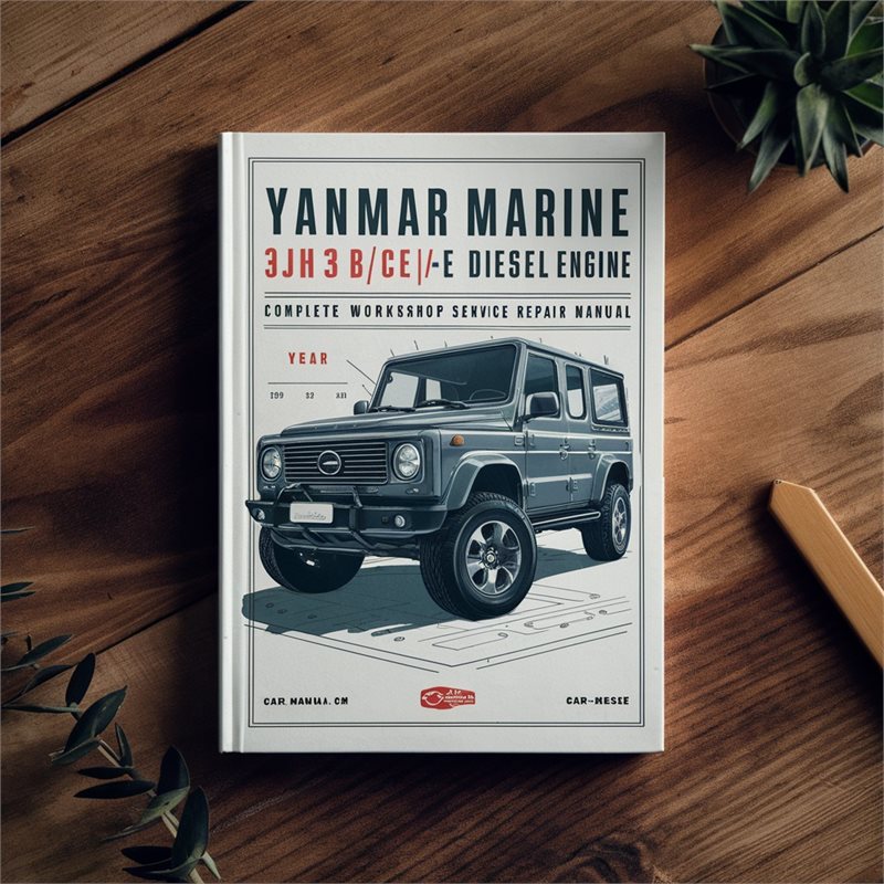 Yanmar Marine 3jh3(b)(c)e 4jh3(b)(c)e Diesel Engine Service Repair Workshop Manual PDF