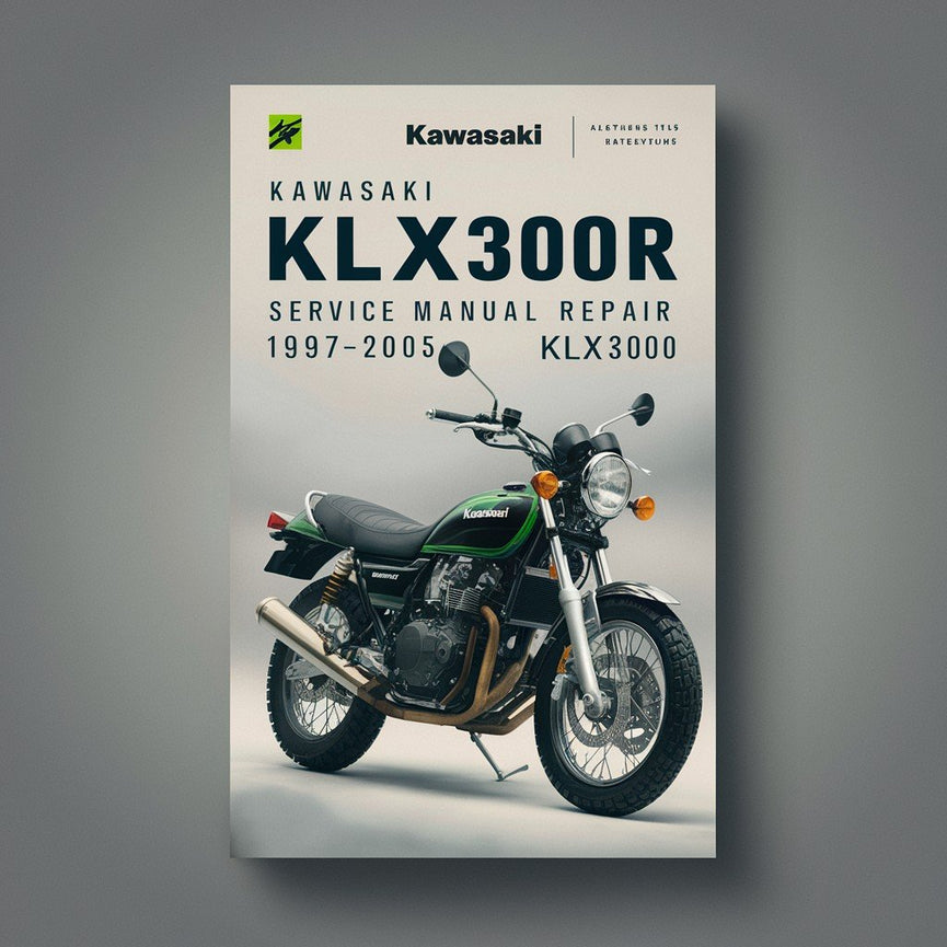 Manual de servicio y reparación de Kawasaki KLX300R 1997-2005 KLX300