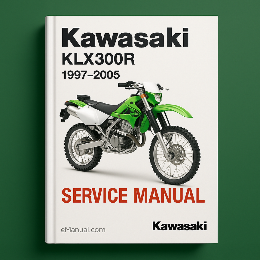 Kawasaki KLX300R Service Manual Repair 1997-2005 KLX300