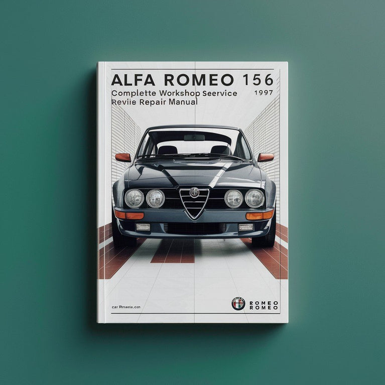 Manual completo de taller, reparación y servicio del Alfa Romeo 156 1997 1998 1999 2000 2001 2002 2003 2004 2005 2006