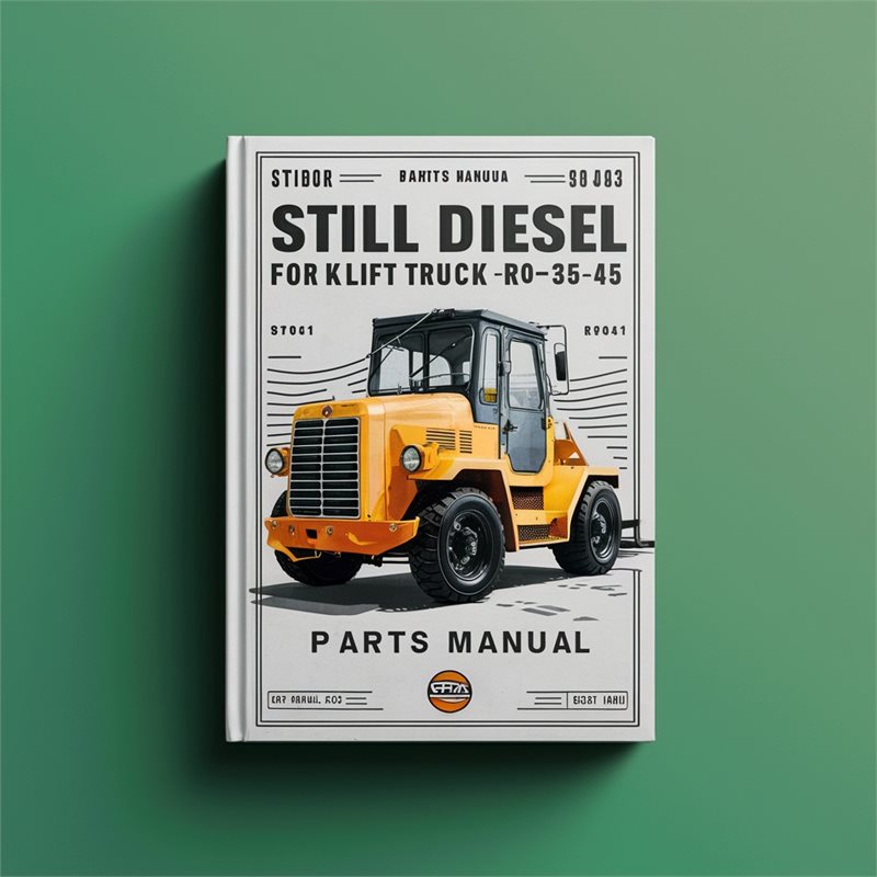 Still Diesel Forklift Truck R70-35 R70-40 R70-45: R7041 R7042 R7043 Parts Catalog PDF