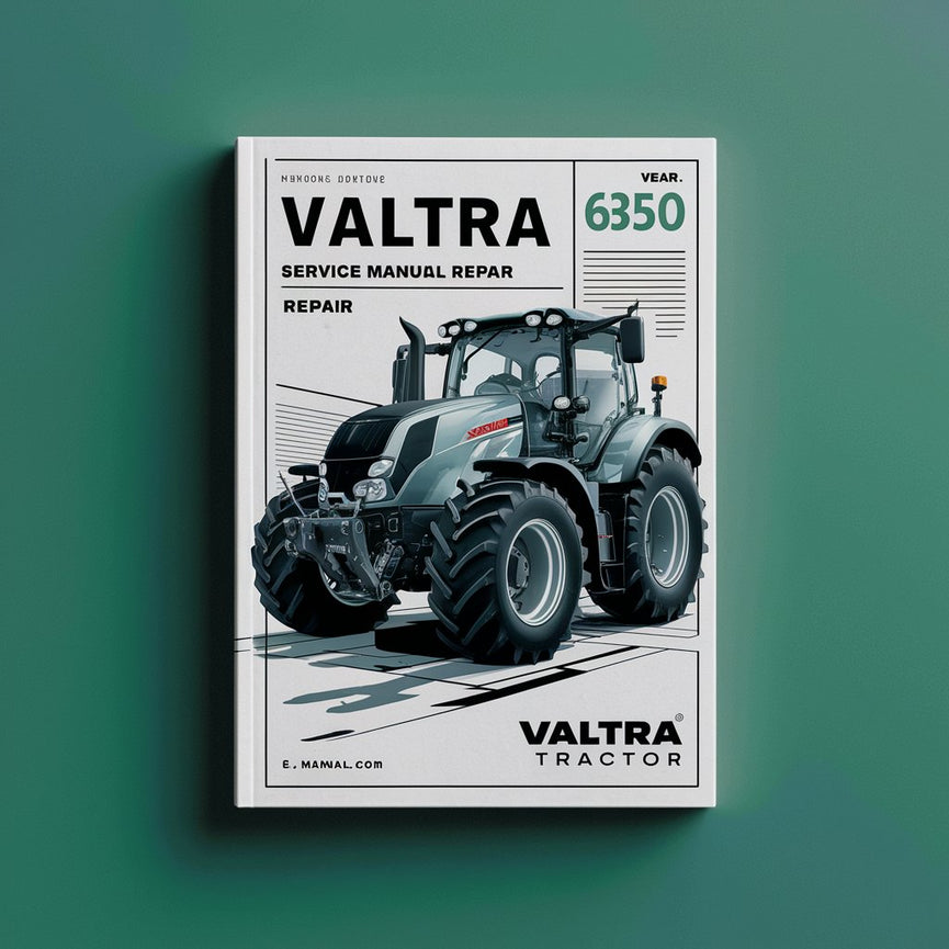 Valtra 6350 Tractor WSM Service Manual Repair