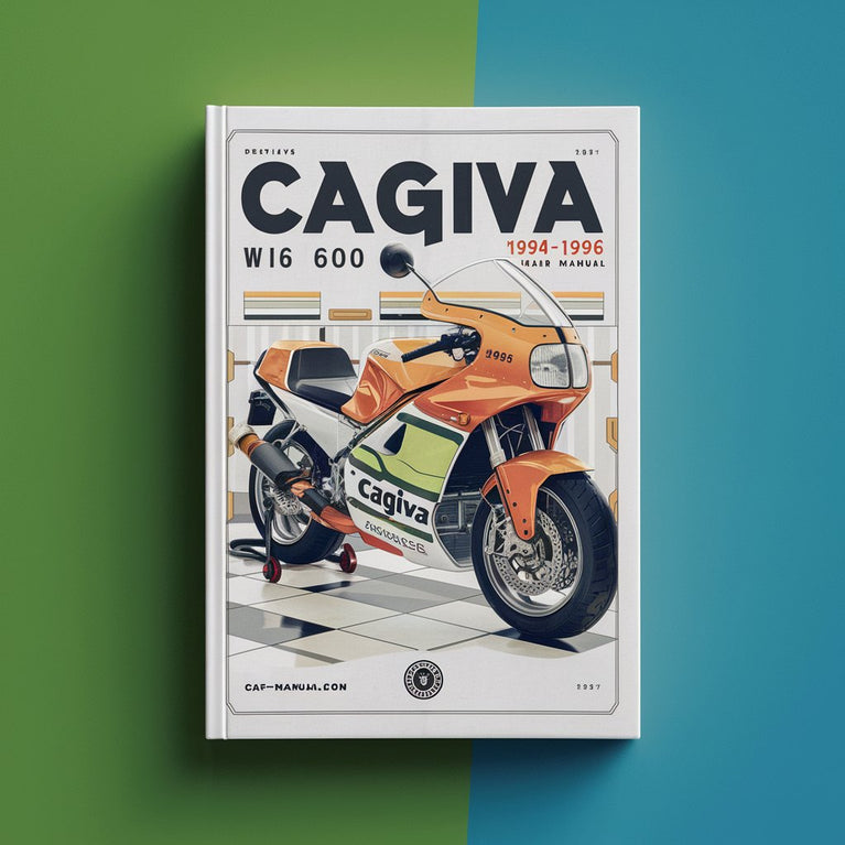 Manual de reparación y servicio del taller Cagiva W16 600 1994-1996