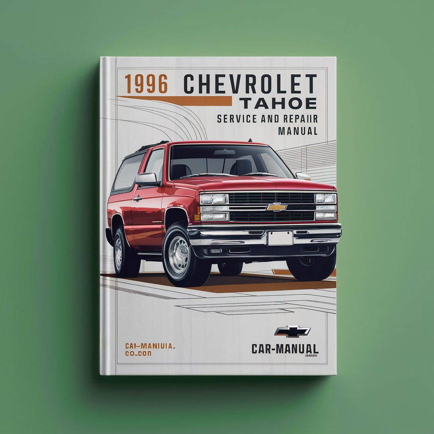 1996 Chevrolet Tahoe Service- und Reparaturhandbuch