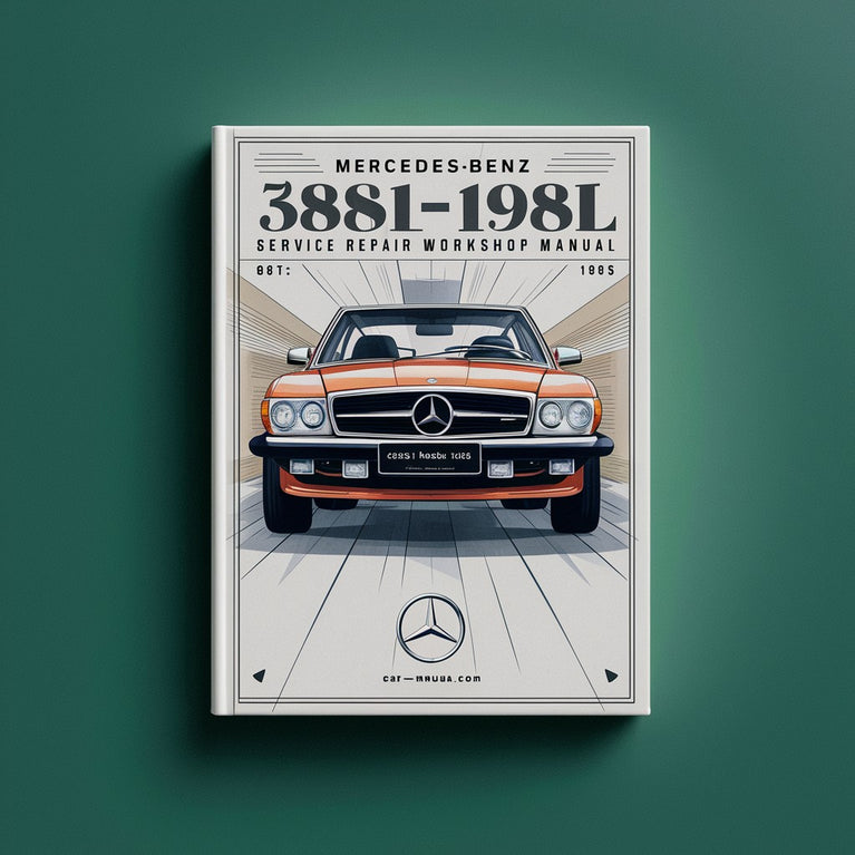 Mercedes Benz 380SL 1981-1985 Service-Reparatur-Werkstatthandbuch