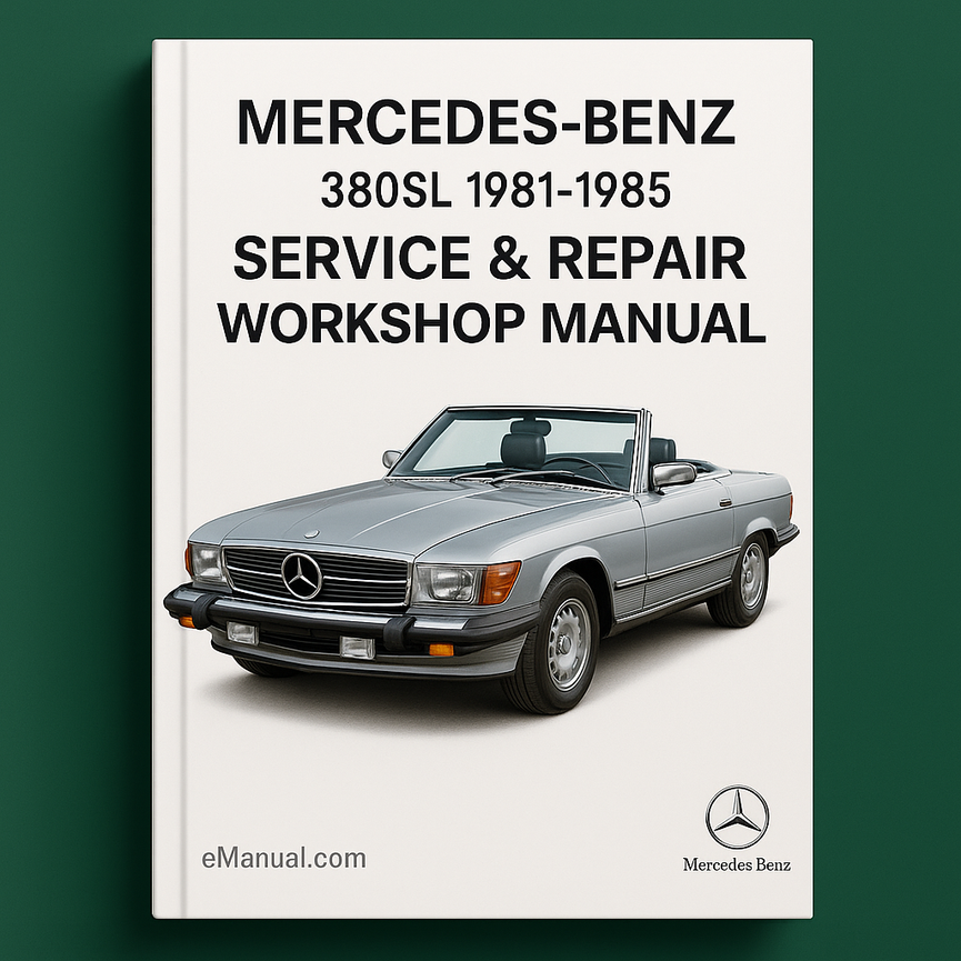 Mercedes Benz 380SL 1981-1985 Service Repair Workshop Manual