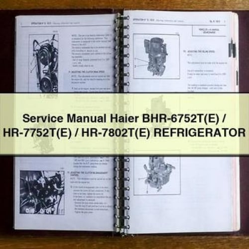 Service Manual Haier BHR-6752T(E) / HR-7752T(E) / HR-7802T(E) REFRIGERATOR PDF Download