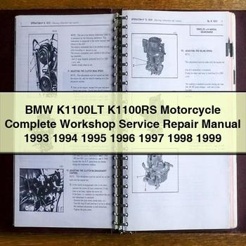 Manual completo de reparación y servicio de taller de motocicletas BMW K1100LT K1100RS 1993 1994 1995 1996 1997 1998 1999