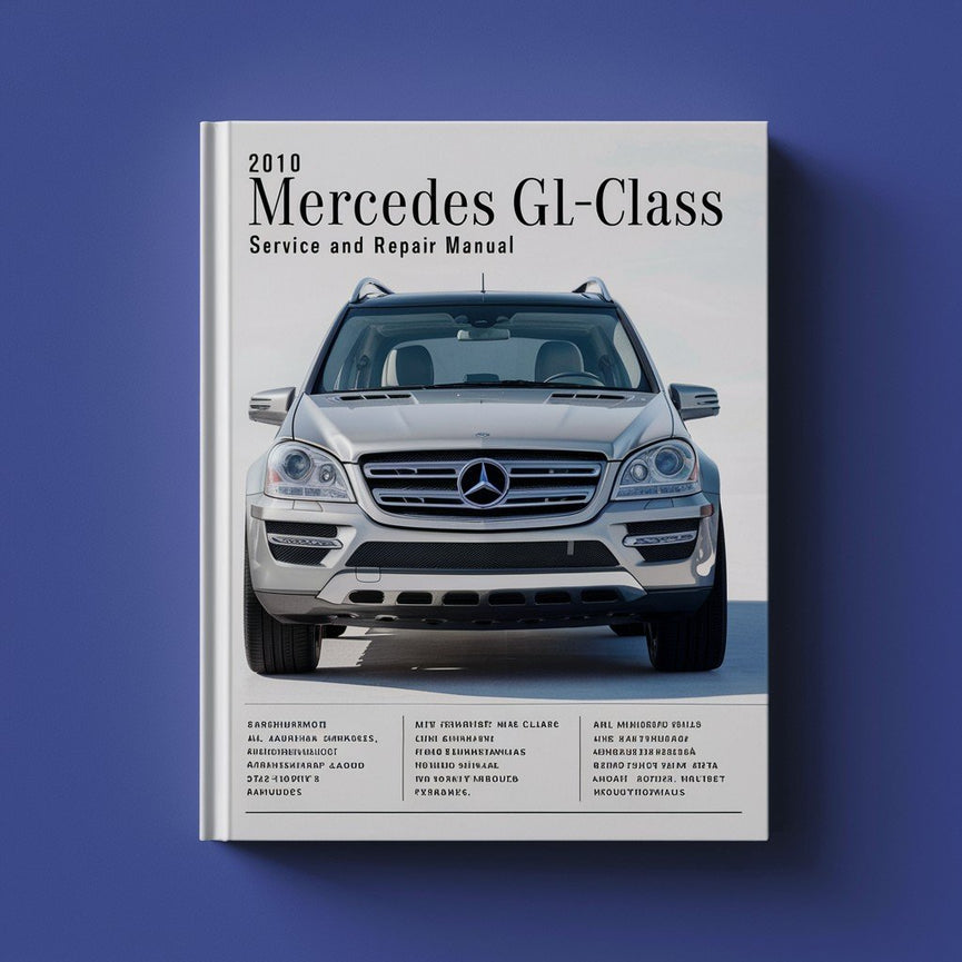 Manual de servicio y reparación del Mercedes Clase GL (X164) 2010