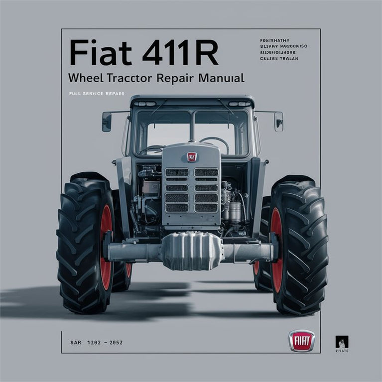 Fiat 411R Wheel Tractor Full Service Repair Manual PDF