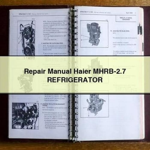 Repair Manual Haier MHRB-2.7 REFRIGERATOR PDF Download