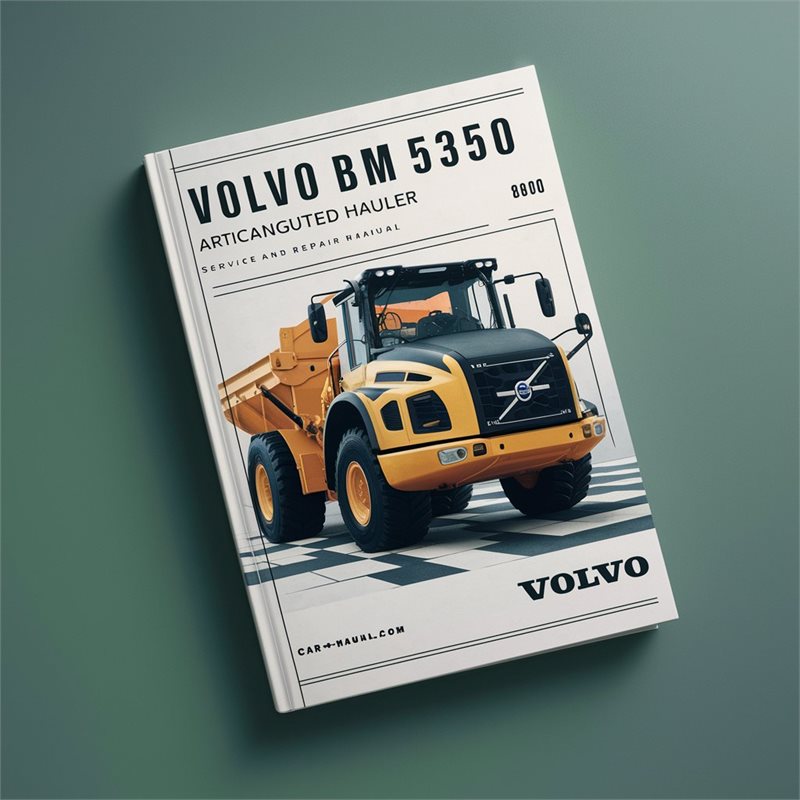 Volvo BM 5350 Articulated Hauler Service Repair Workshop Manual PDF