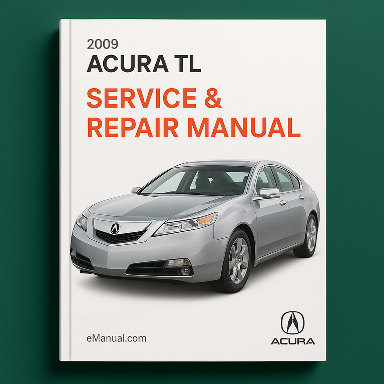 Manual de servicio y reparación del Acura TL 2009