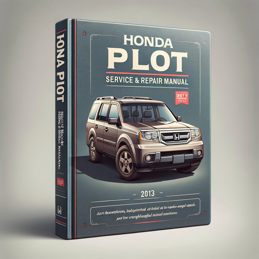 Manual de servicio y reparación del Honda Pilot 2013