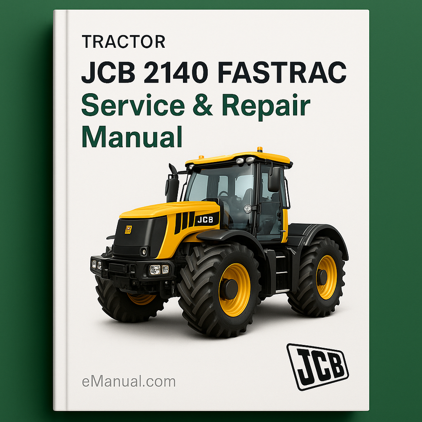 JCB 2140 FASTRAC Service Repair Manual