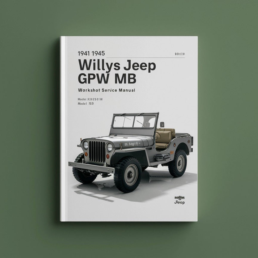 1941-1945 Willys Jeep GPW MB Werkstatt-Service-Reparaturhandbuch