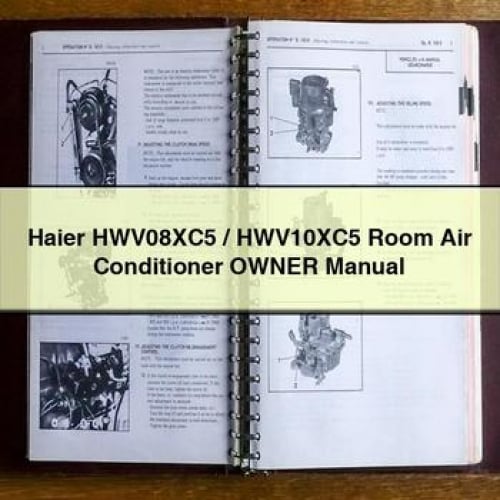 Haier HWV08XC5 / HWV10XC5 Room Air Conditioner Owner Manual PDF Download