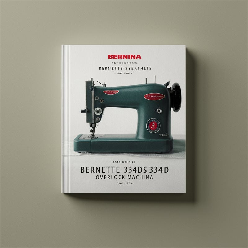 Bernina Bernette 334DS 334D overlock sewing machine Manual PDF