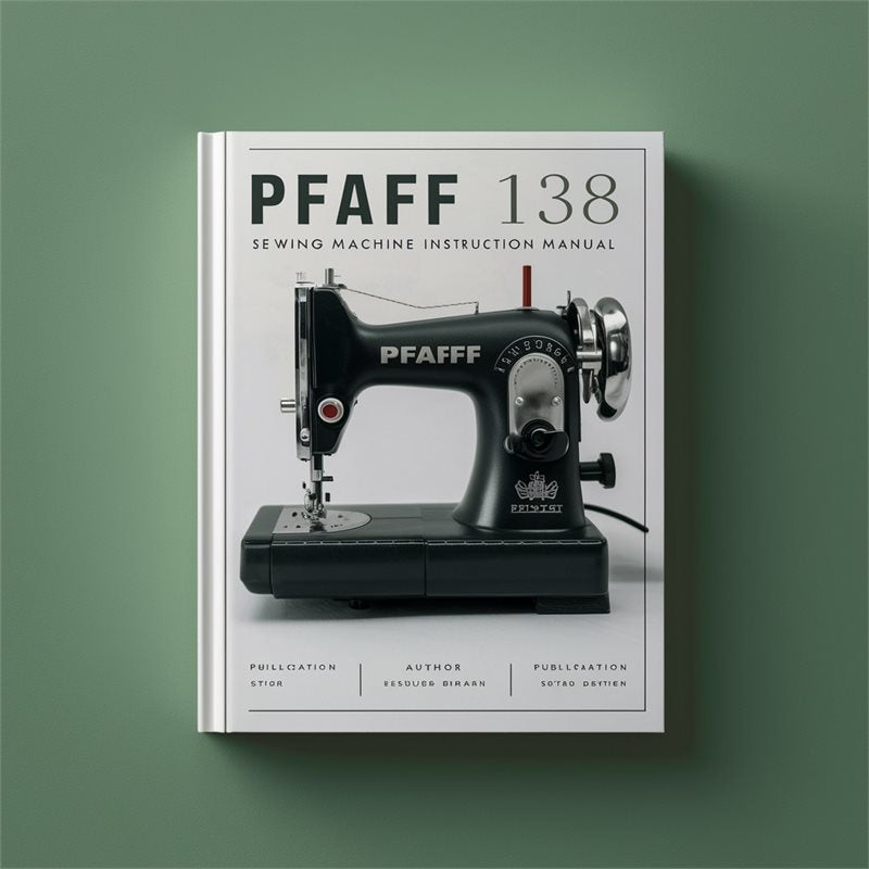 Pfaff 138 sewing machine instruction Manual PDF