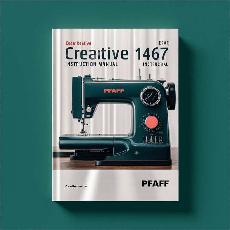Pfaff Creative 1467 Sewing Machine Instruction Service Repair Workshop Manual PDF