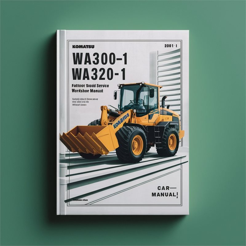 Komatsu WA300-1 WA320-1 Wheel Loader Service Repair Workshop Manual