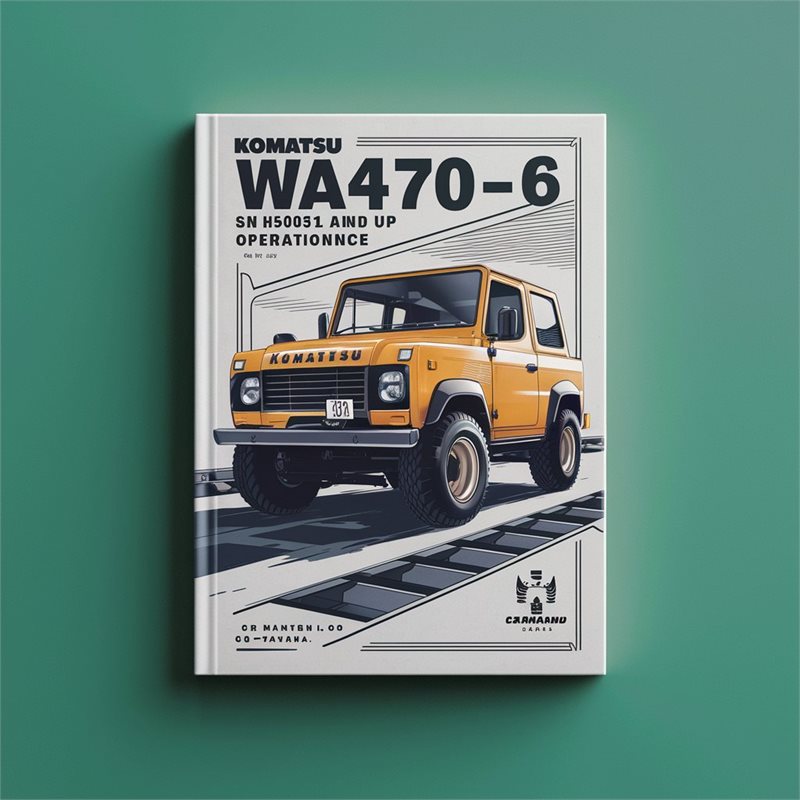 Komatsu WA470-6 SN H50051 Up Operation Service Repair Workshop Manual