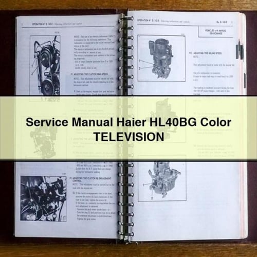 Service Manual Haier HL40BG Color TELEVISION PDF Download