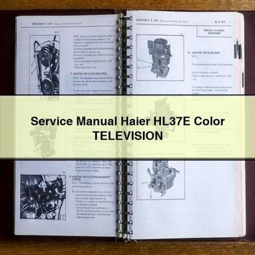 Service Manual Haier HL37E Color TELEVISION PDF Download