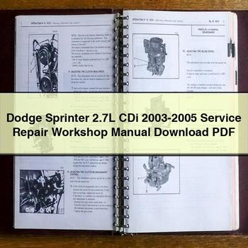 Manual de taller y reparación de Dodge Sprinter 2.7L CDi 2003-2005