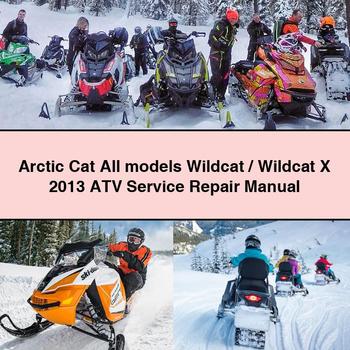 Arctic Cat All models Wildcat Wildcat X 2013 ATV Service Repair Manual