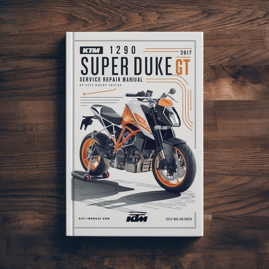 2017 KTM 1290 Super Duke GT Service-Reparaturhandbuch