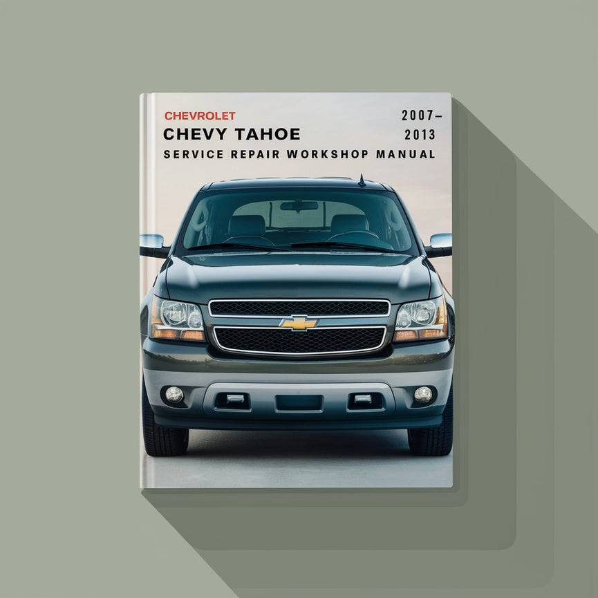 Manual de taller y reparación de Chevrolet Chevy Tahoe 2007-2013