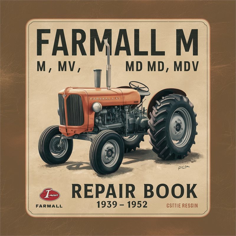 1950-1952 Farmall M MV MD MDV 1939- GSS-5033 Book 1940 1941 1942 1944 1945 1946 1947 1948 1949 Service Repair Workshop Manual PDF